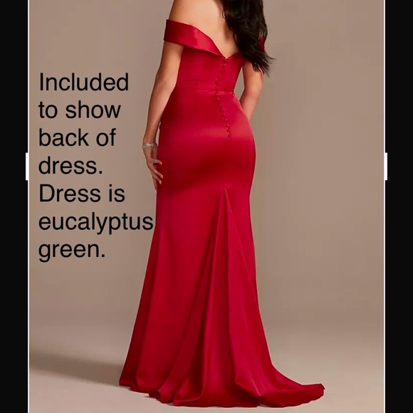 Green Bridesmaid Dress - Picture 4 of 4